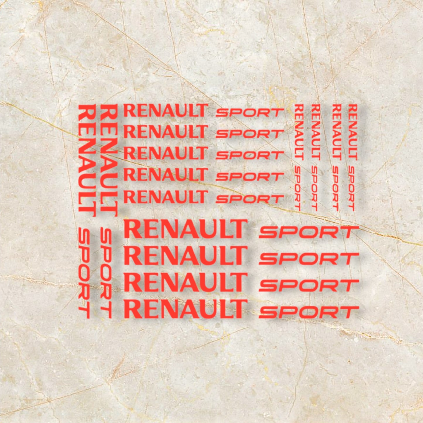 Planche XL 15 Stickers Renault Sport