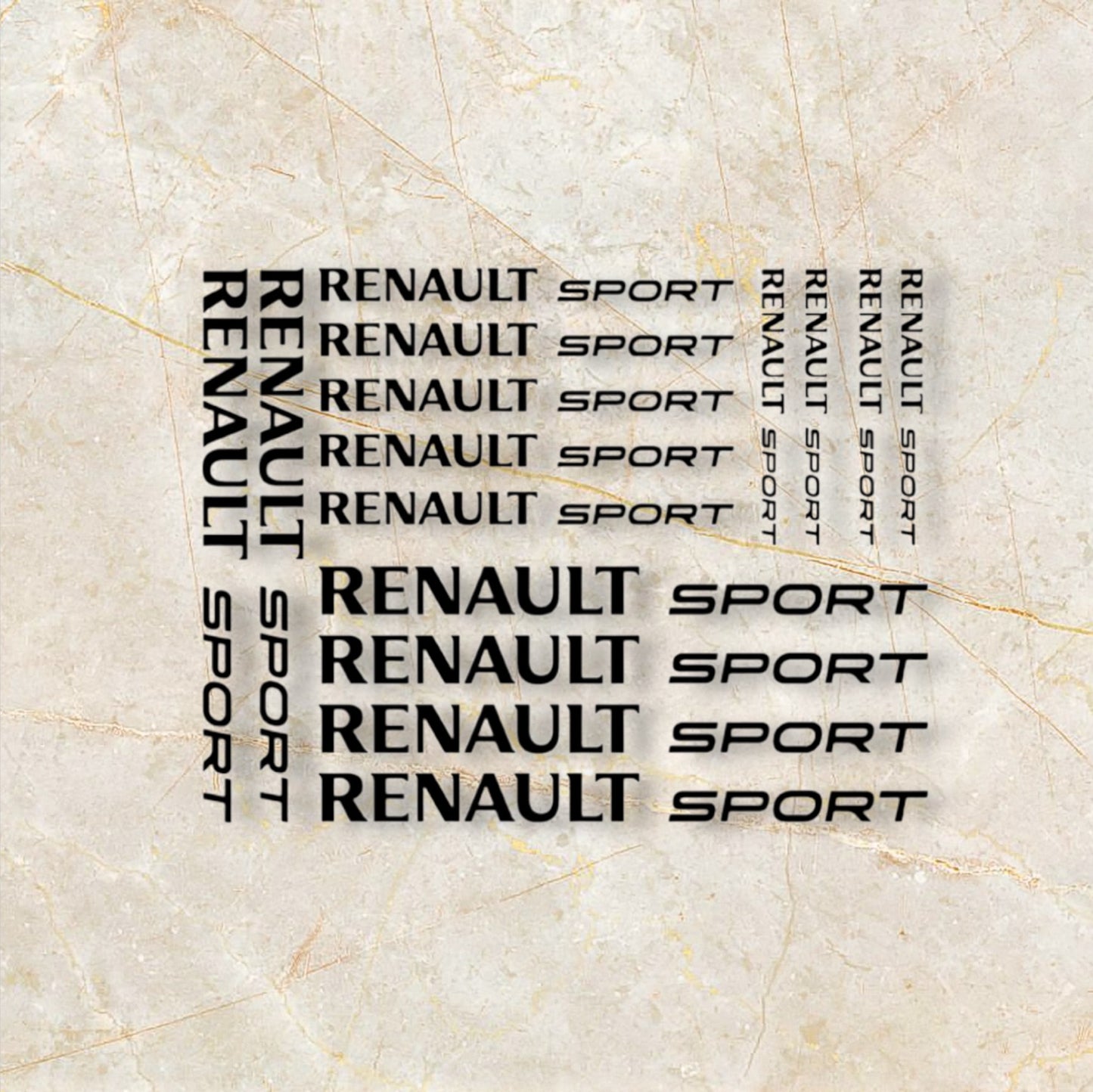 Planche XL 15 Stickers Renault Sport