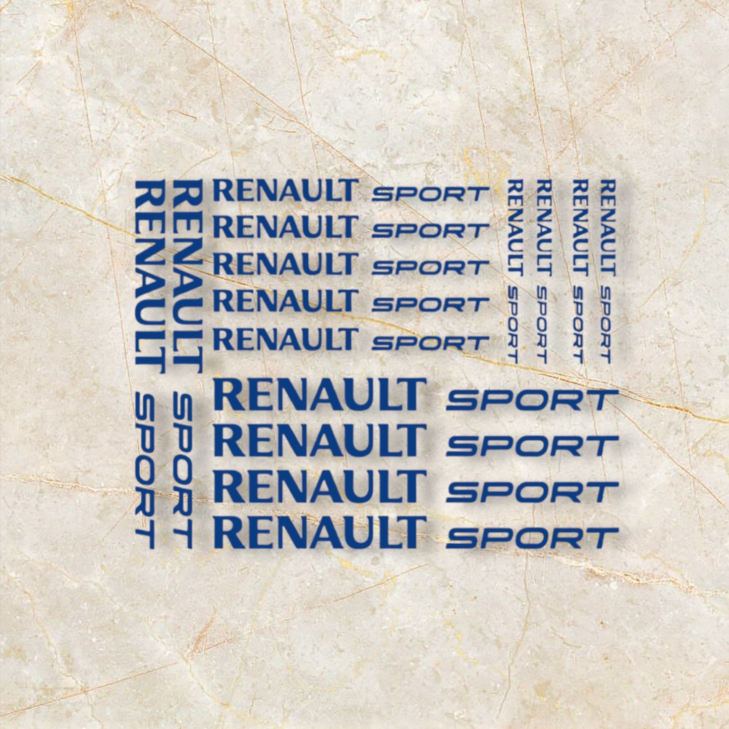 Planche XL 15 Stickers Renault Sport