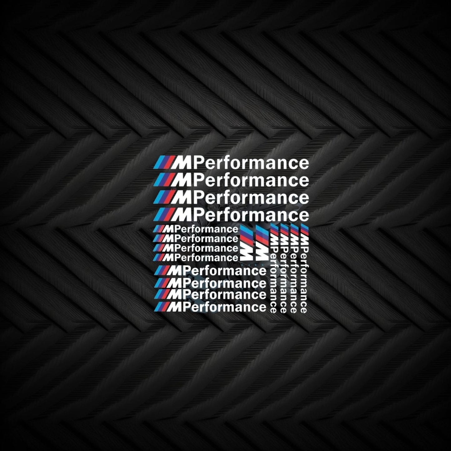 Planche XL 18 stickers BMW Mperformance