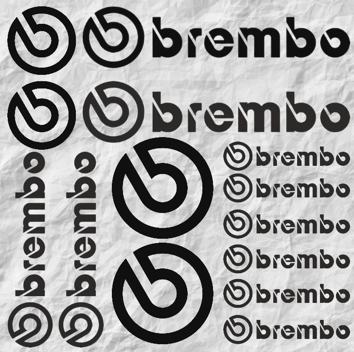 Planche 14 Stickers brembo