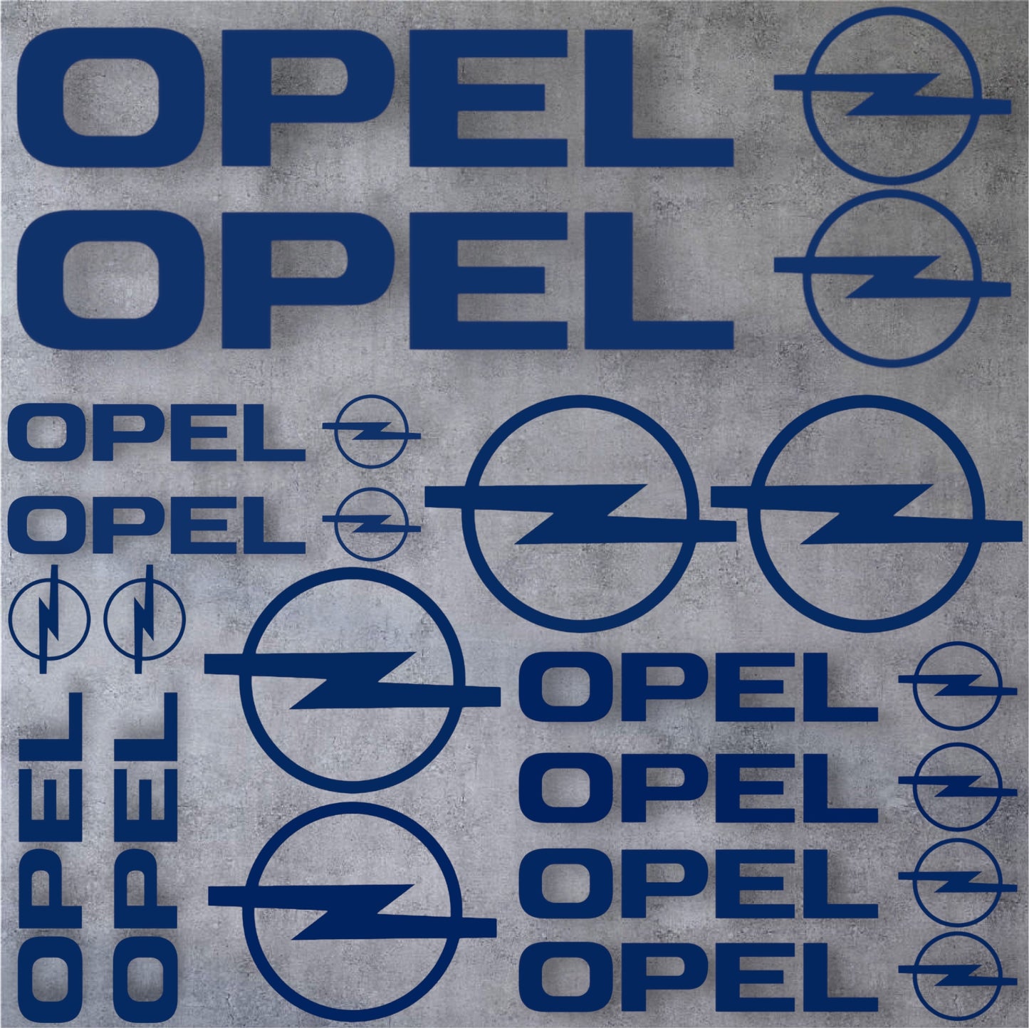 Planche 14 Stickers Opel