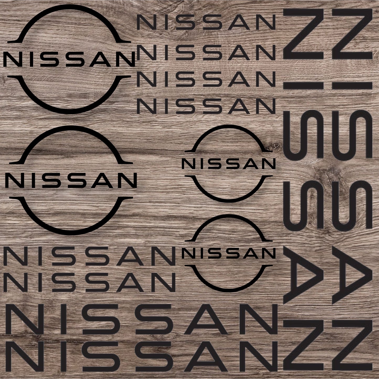 Planche 14 Stickers nissan