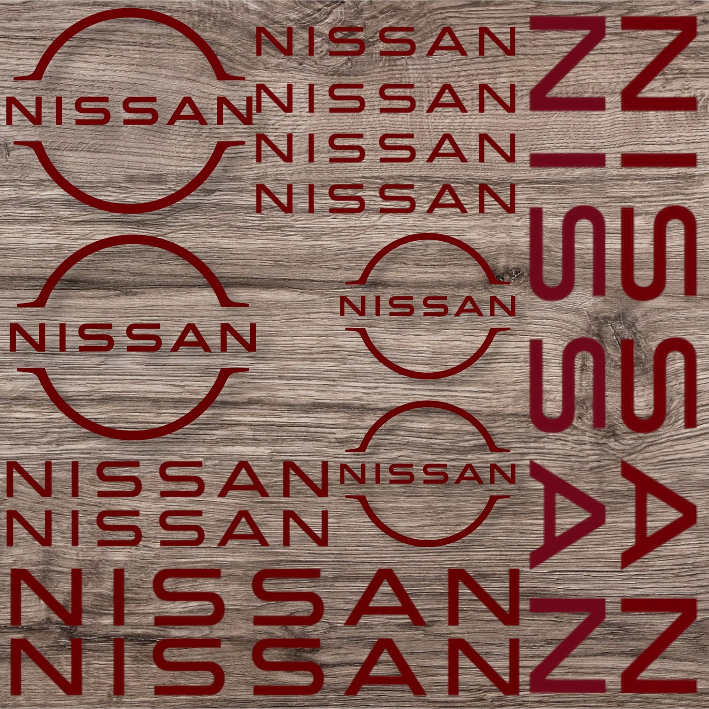 Planche 14 Stickers nissan