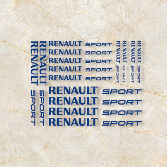 Planche XL 15 Stickers Renault Sport