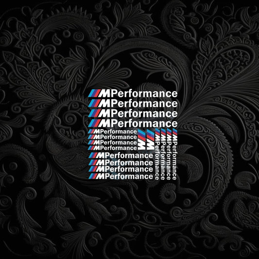 Planche XL 18 stickers BMW Mperformance