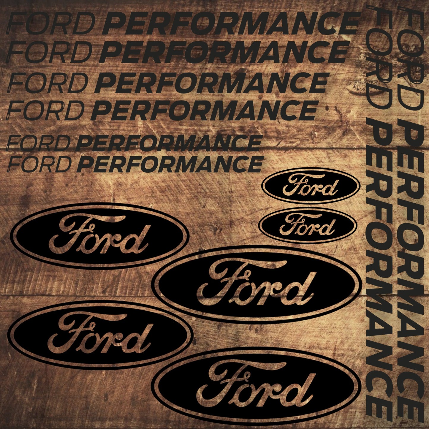 Planche 14 Stickers FORD PERFORMANCE