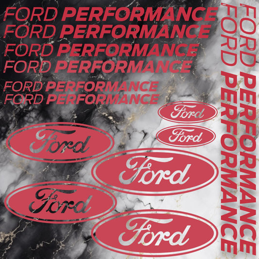 Planche 14 Stickers FORD PERFORMANCE
