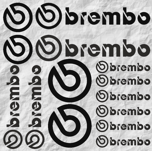 Planche 14 Stickers brembo