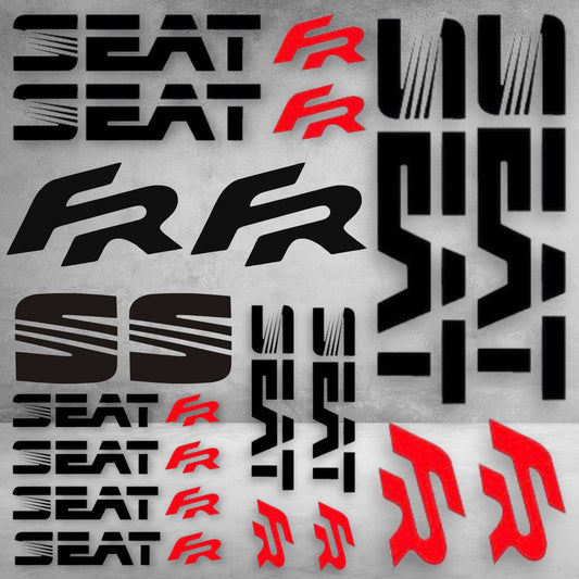 Planche 14 Stickers SEAT FR