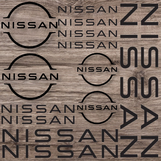 Planche 14 Stickers nissan