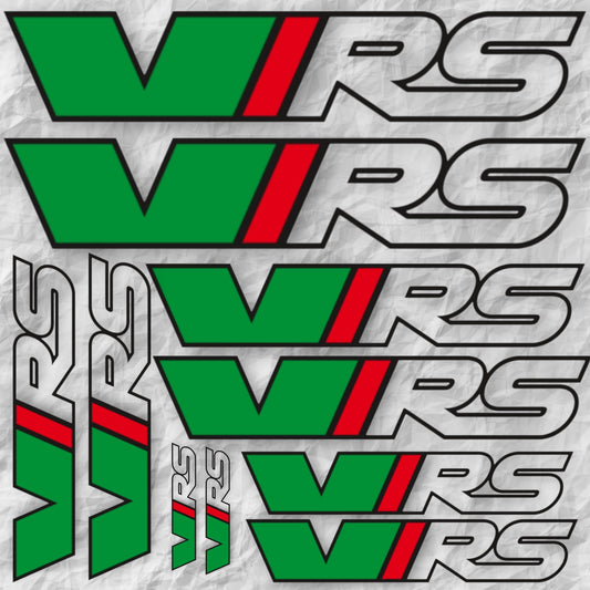 Planche 10 Stickers Skoda VRS