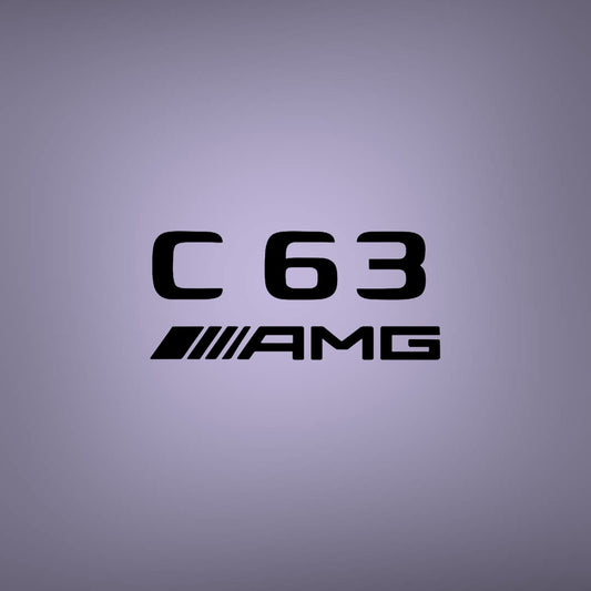 🏁 Stickers Mercedes C 63 AMG – Personnalisables