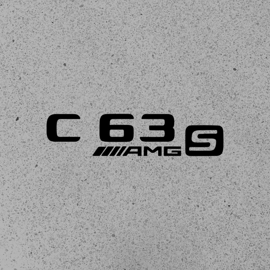 🏁 Stickers Mercedes C 63 AMG S– Personnalisables