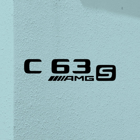 🏁 Stickers Mercedes C 63 AMG S– Personnalisables