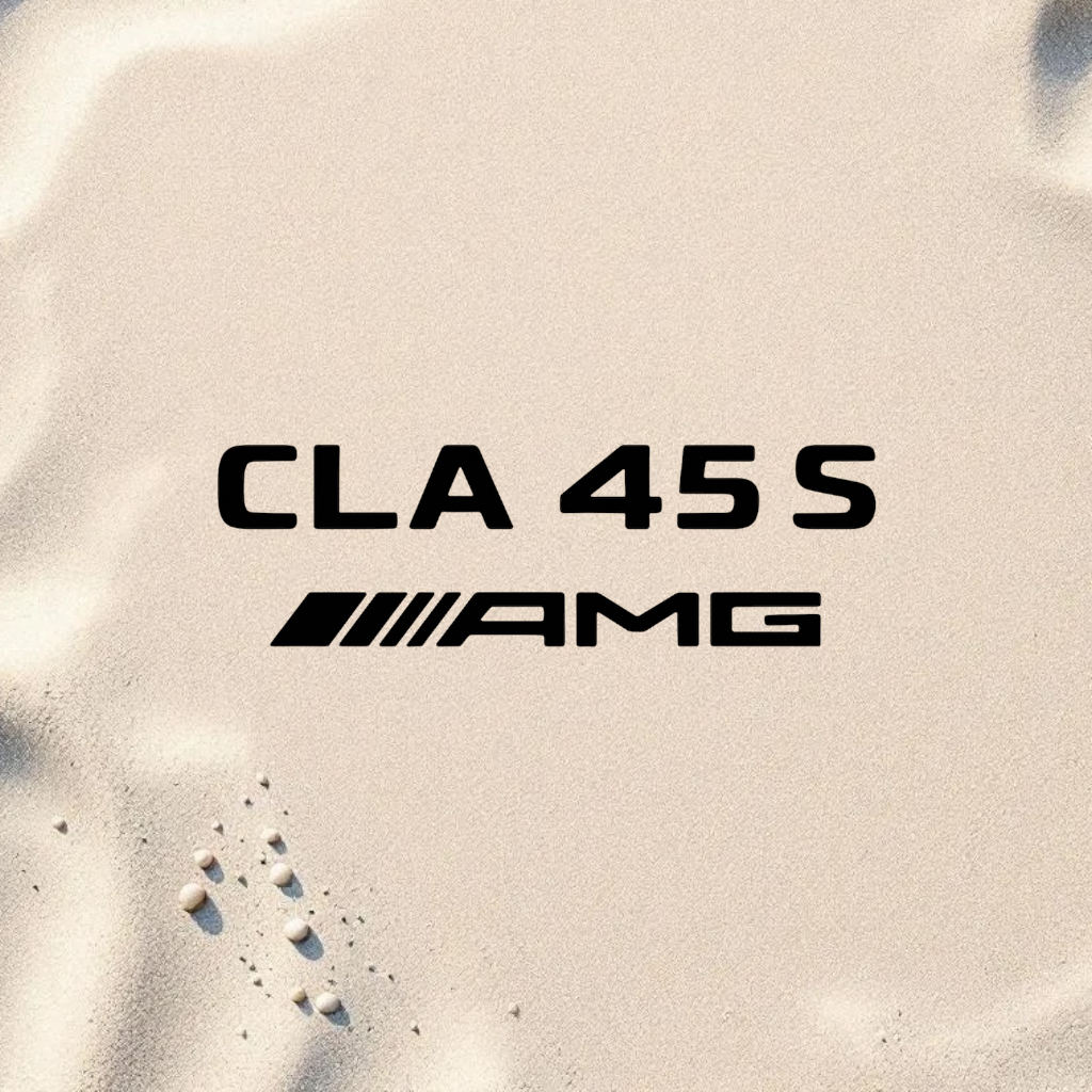 🏁 Stickers Mercedes CLA 45 AMG S – Personnalisables