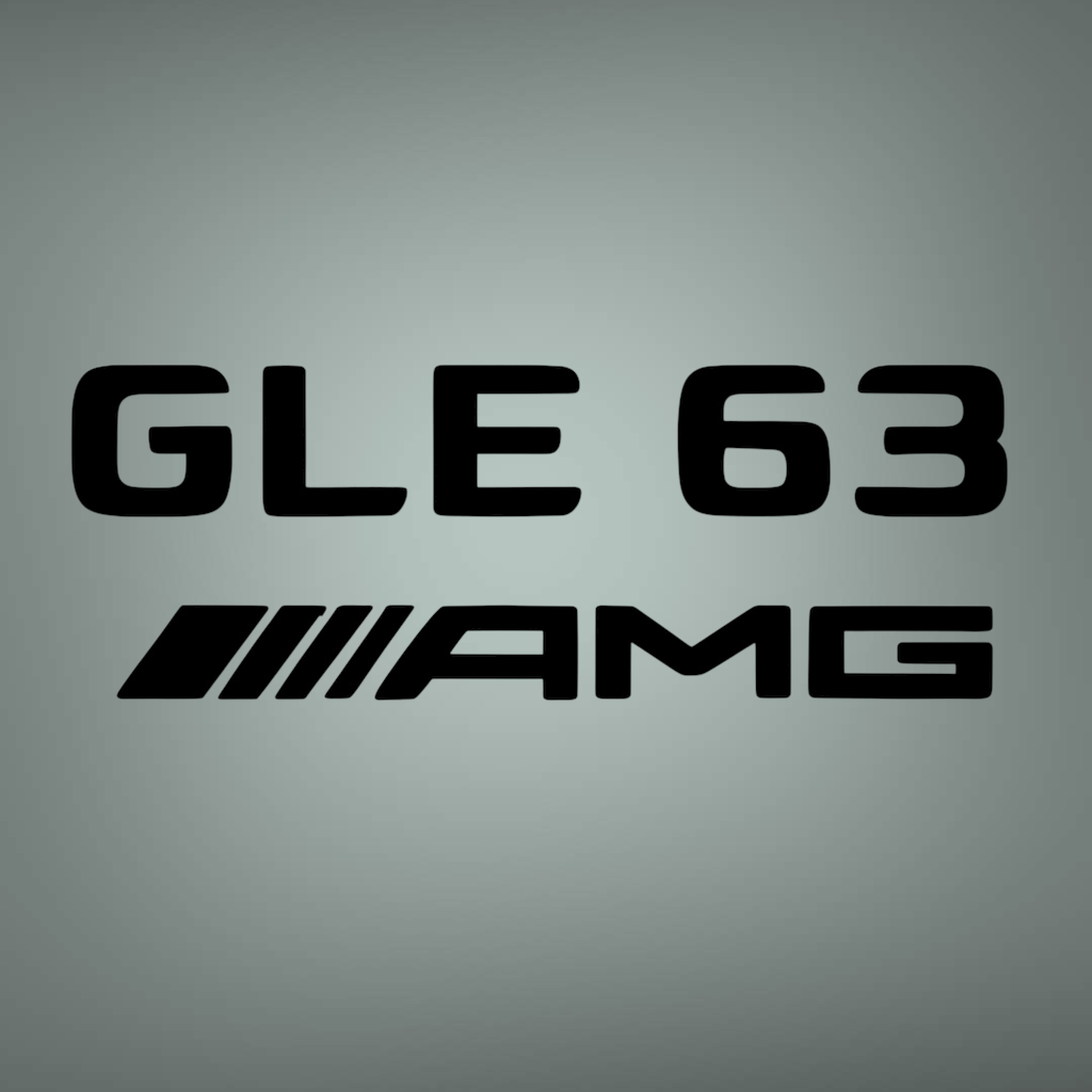 🏁 Stickers Mercedes GLE 63 AMG – Personnalisables