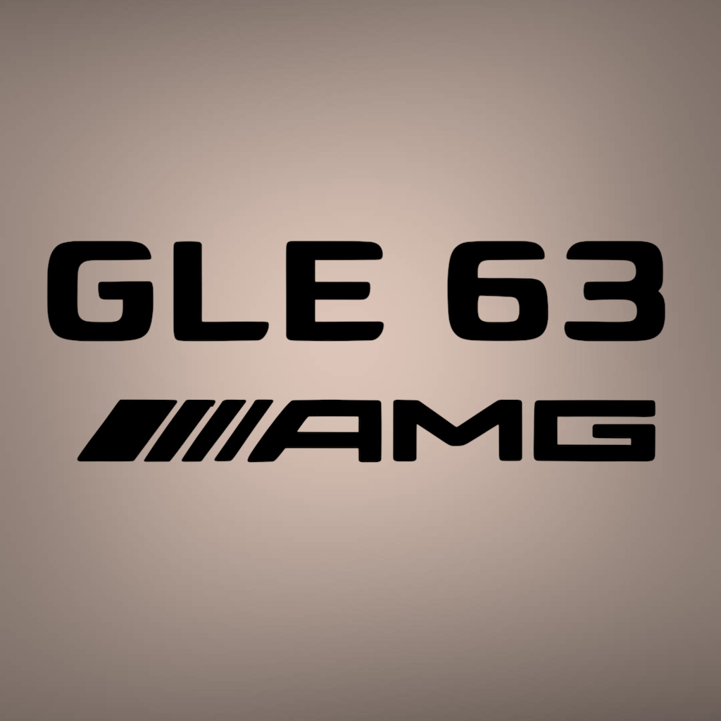 🏁 Stickers Mercedes GLE 63 AMG – Personnalisables